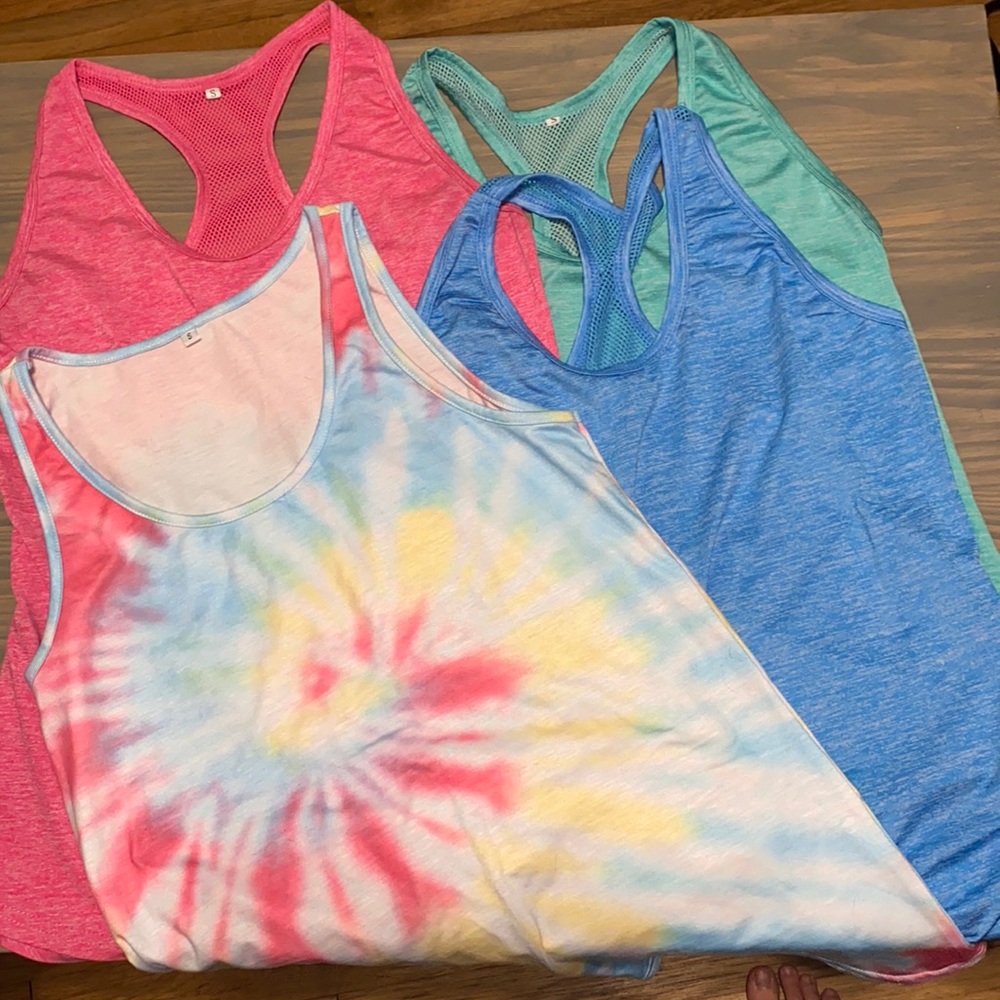Bundle of four workout tops